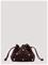 MANGO Mini Leather Bucket Bag - DARK BROWN - One Size – kuva 1