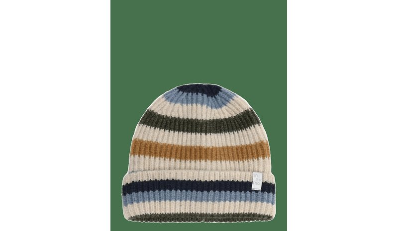 MINYMO Striped Knit Hat - BEETLE - 48 – kuva 1/2