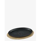 HOLM Sizzling Platter - BLACK - 27X17.5 cm
