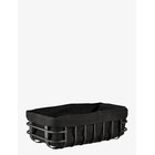 HOLM Bread Basket - BLACK - 27X17X9 cm