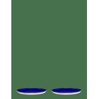 SERAX Plate M Lapis Lazuli Feast By Ottolenghi Set/2 - BLUE - Ø 22.5 cm