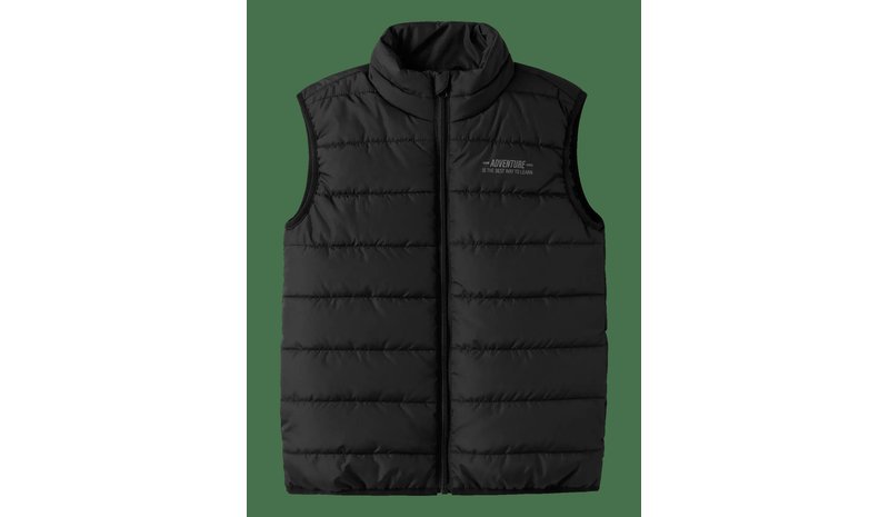 NAME IT Nkmmylane Vest Basic Noos - BLACK - 128 – kuva 1/2
