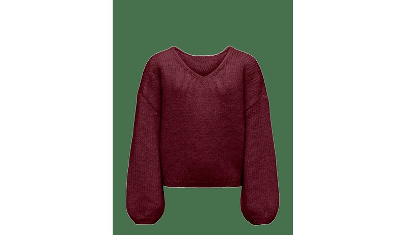 KIDS ONLY Kogdinea L/S Reversible Pullov. Knt - CABERNET - 134-140 – kuva 1/2