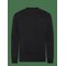 TOM TAILOR Solid Crew Neck Sweatshirt - BLACK - S – kuva 1