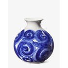 KÄHLER Tulle Vase H10.5 Cm Blue - BLUE - H10.5 cm
