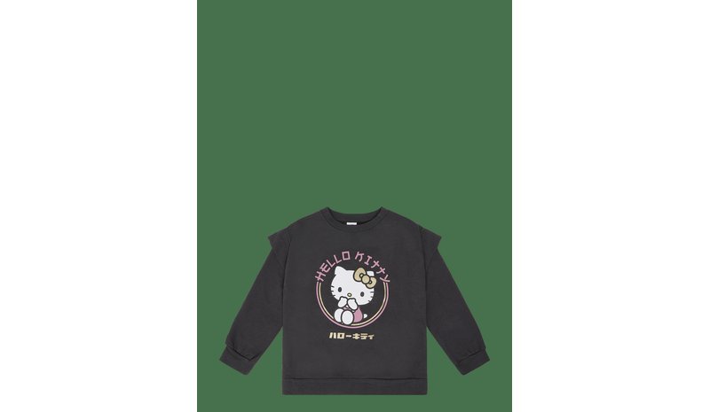 HELLO KITTY Sweats - DGREY - 140 – kuva 1/2