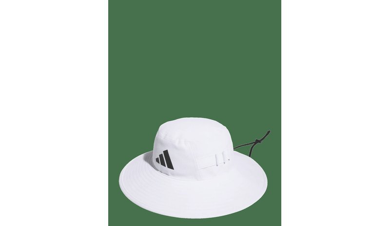 ADIDAS GOLF Wide Brim Hat - WHITE - S/M – kuva 1/2