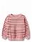 WHEAT Jacquard Pullover Harlow - BERRY CREAM STRIPE - 128 – kuva 1