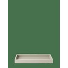 MOJOO Lux Lacquer Tray - LATTE - 38X19X3.5 cm