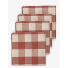 MIDNATT Napkins 4-Pack Bertel - TERRACOTTA - 40X40 cm