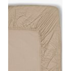 MIDNATT Fitted Sheet Hassel - BEIGE BROWN NOUGAT - 90X200 cm