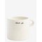 ANNA + NINA Mug Shut Up - WHITE - 50 CL – kuva 1