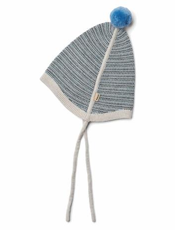 WHEAT Knit Bonnet Liro - BLUEY - 3-9M – kuva 1/2