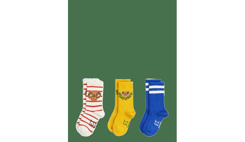 MINI RODINI E.t 3-Pack Socks - MULTI - 16/19 – kuva 1/2