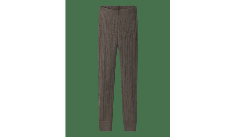 NAME IT Nkmwang Wool Needle Longjohn Solid - MOREL - 116 – kuva 1/2