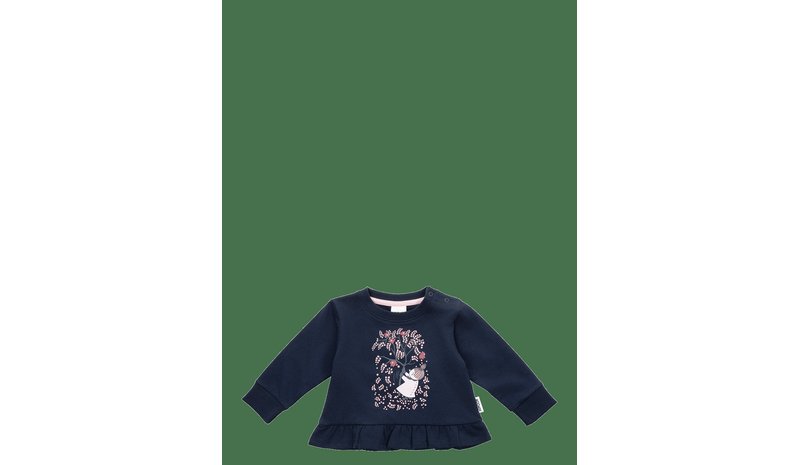 MOOMIN Fruktskörd Collegetröja - DARK BLUE - 56 – kuva 1/2