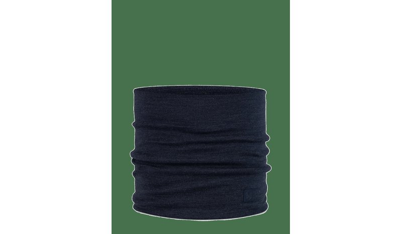 BUFF Hw Merino Wool Neckwarmer - SOLID NIGHT BLUE - One Size