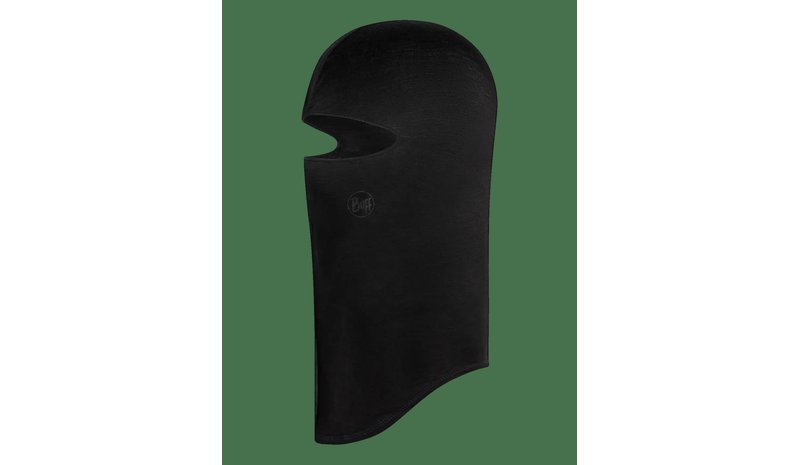 BUFF Merino Lightweight Balaclava - SOLID BLACK - One Size