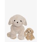 TEDDYKOMPANIET The Dog Tess With Puppy - BEIGE - 23 cm