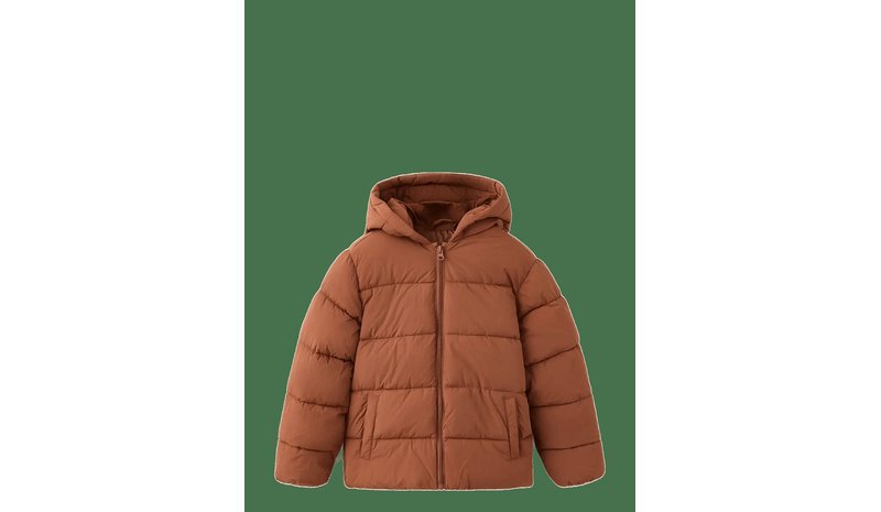 MANGO Hood Puffer Coat - RUST - COPPER - 116 – kuva 2/4