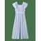 MANGO Textured Playsuit With Ruffled Sleeves - MEDIUM BLUE - 164 – kuva 1