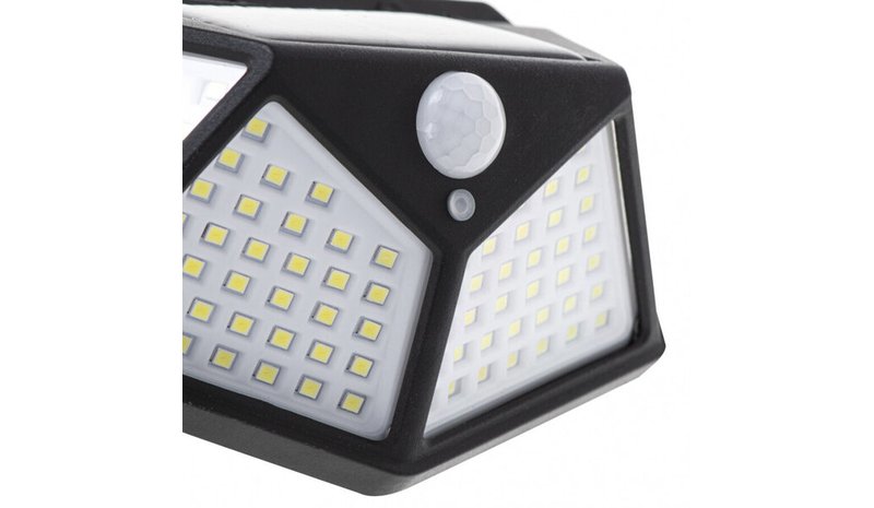 Aurinkovalaisin 100 LED, musta – kuva 1/1