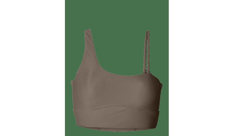 RETHINKIT STUDIOS Bikini Top One Shoulder Bay - WALNUT - M – kuva 1/2