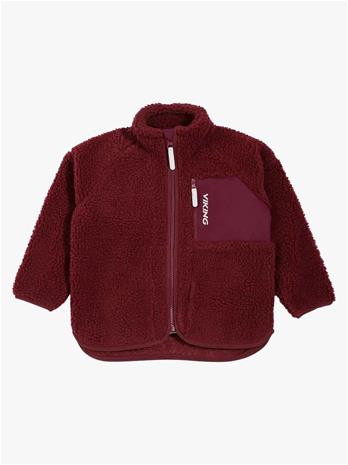 VIKING Playtime Pile Midlayer Jacket - PLUM - 104
