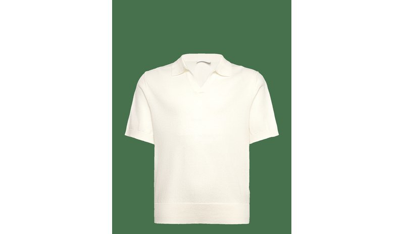 GRUNT Grbanthat Ss Knit - OFF WHITE - 164 – kuva 1/2