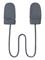 NAME IT Nbmwillit Wool Mittens Wo/Thumb - FOLKSTONE GRAY - One Size – kuva 2