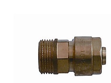 Gabotherm Starter coupling 18 mm x 3/4" nipple