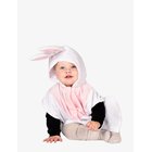 DEN GODA FEN Rabbit Cape - WHITE/PINK - 86-110