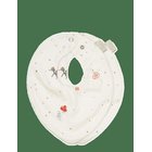 CAM CAM COPENHAGEN Bandana Bib, Jersey, 2-Pack - Gots - Classic Stripes Rose - CAROUSEL - One Size