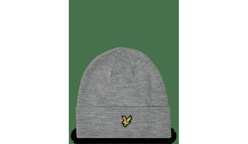 LYLE & SCOTT Basic Beanie - MID GREY MARL - One Size – kuva 1/2
