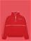 LEVI'S Hz-1/2 Zip Top - MARS RED - 110 – kuva 1
