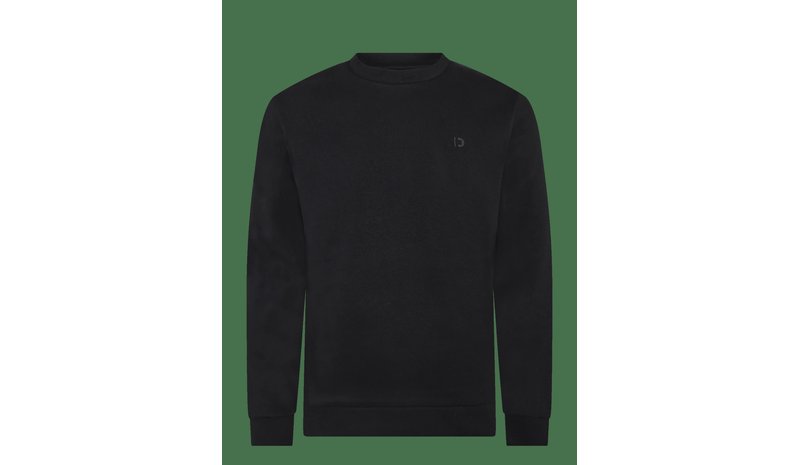 TOM TAILOR Solid Crew Neck Sweatshirt - BLACK - XL – kuva 1/2