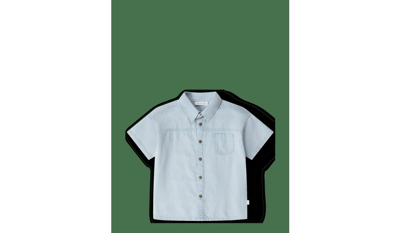 THAT'S MINE Silas Shirt - BLUE MIST - 80 – kuva 1/2