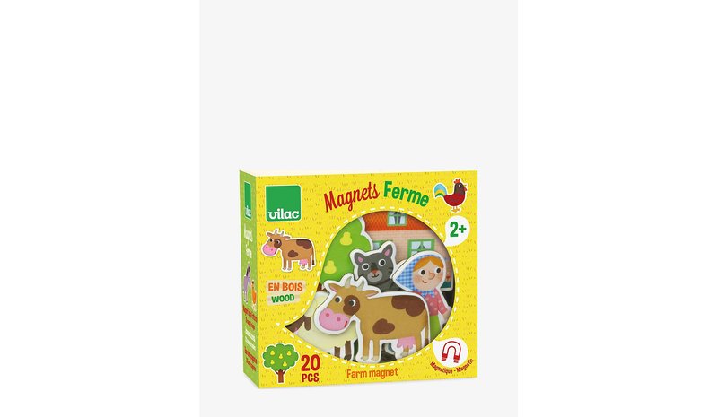 VILAC 20 Magnets - Farm - MULTI - One Size – kuva 1/2