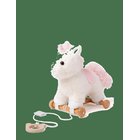 TEDDYKOMPANIET Dragdjur, Enhörning - PINK - 30 cm