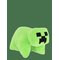 MINECRAFT Plush 2 In 1 Pillow - GREEN - One Size – kuva 1