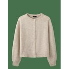 LMTD Nlflodet Ls Short Knit Cardigan Noos - PEYOTE MELANGE - 158-164