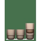 SAGAFORM Billi Water Glass Rpet, 4-Pcs - BROWN - 40 CL