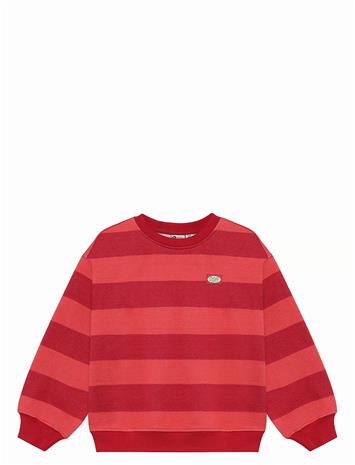 DAILY 7 Oversized Sweater Big Stripe - RYTHMIC RED - 140 – kuva 1/2