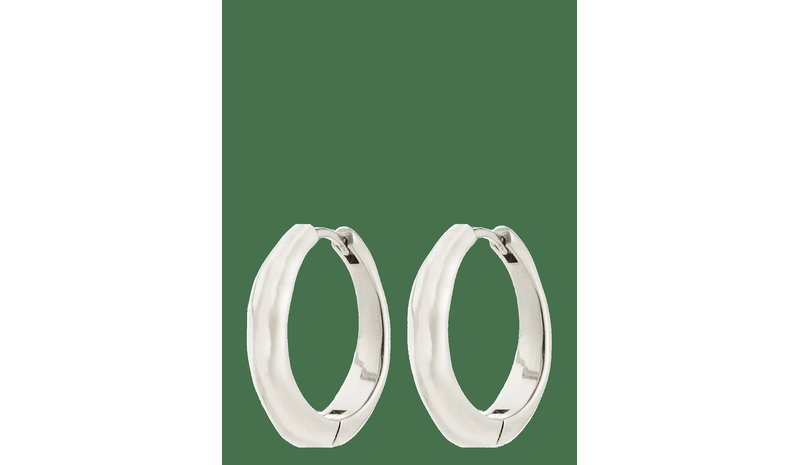 PILGRIM Harrison Hoops Silver-Plated - SILVER PLATED - One Size – kuva 1/2
