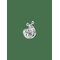 PANDORA Snail Openwork Charm - GREEN - One Size – kuva 1