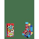 HAPPY SOCKS 3-Pack Super Dad Socks Gift Set - RED - 41-46