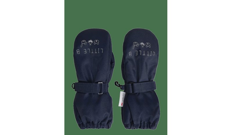 LITTLE B Mittens - NAVY - 0-2Y – kuva 1/2