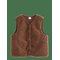 LINDEX Pile Vest - BROWN - 98/104 – kuva 1