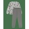 MINYMO Pyjamas Ls Set Aop - PROFILE GRAY - 116 – kuva 1
