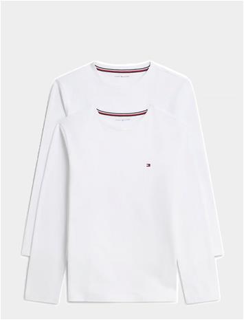 TOMMY HILFIGER 2 Pk Ls Tee - WHITE - 140-152 – kuva 1/2